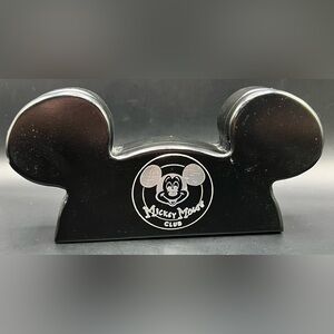 Mickey Mouse Club-Wood Black Watch BOX ONLY. Surface scratches.‎ NO WATCH